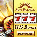 Sun Palace has a $125 Bonus for New Players